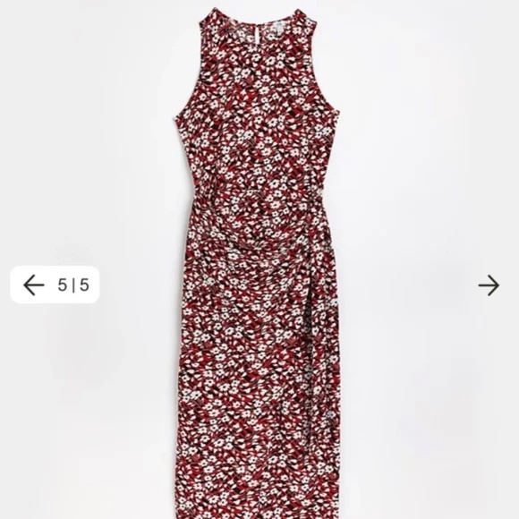 NWT River Island Faux Wrap Dress - Picture 2 of 3
